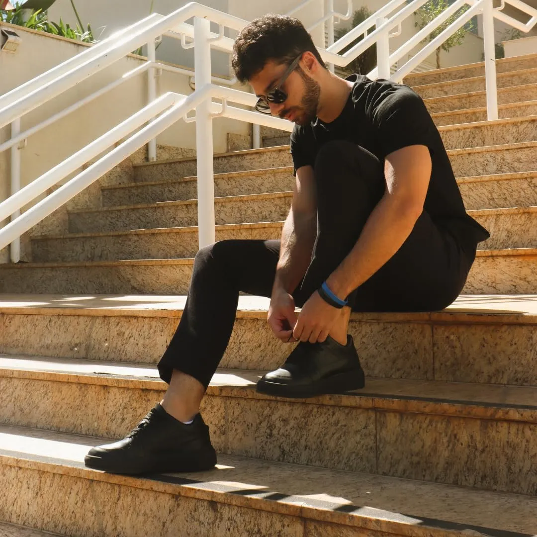 Staerk Druon Men's Platform Sneakers Invisible Height-Boost Gain 2.5 Inches With Premium PU for Superior Durability & Comfort Stylish Lightweight and Designed for All-Day Wear With Enhanced Support and Resistance