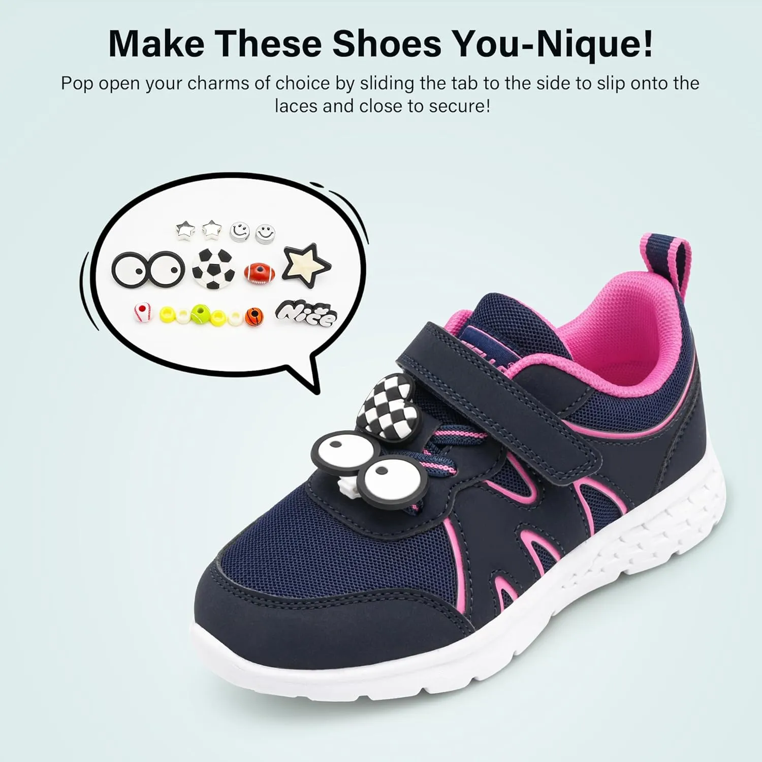Stelle Kids Shoes Boys Girls Running Sneakers Athletic Lightweight Breathable Non Slip Walking Tennis Shoes for Toddler/Little Kid/Big Kid