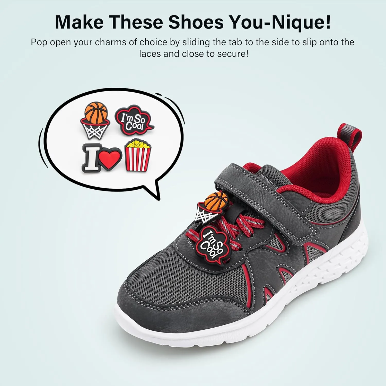 Stelle Kids Shoes Boys Girls Running Sneakers Athletic Lightweight Breathable Non Slip Walking Tennis Shoes for Toddler/Little Kid/Big Kid