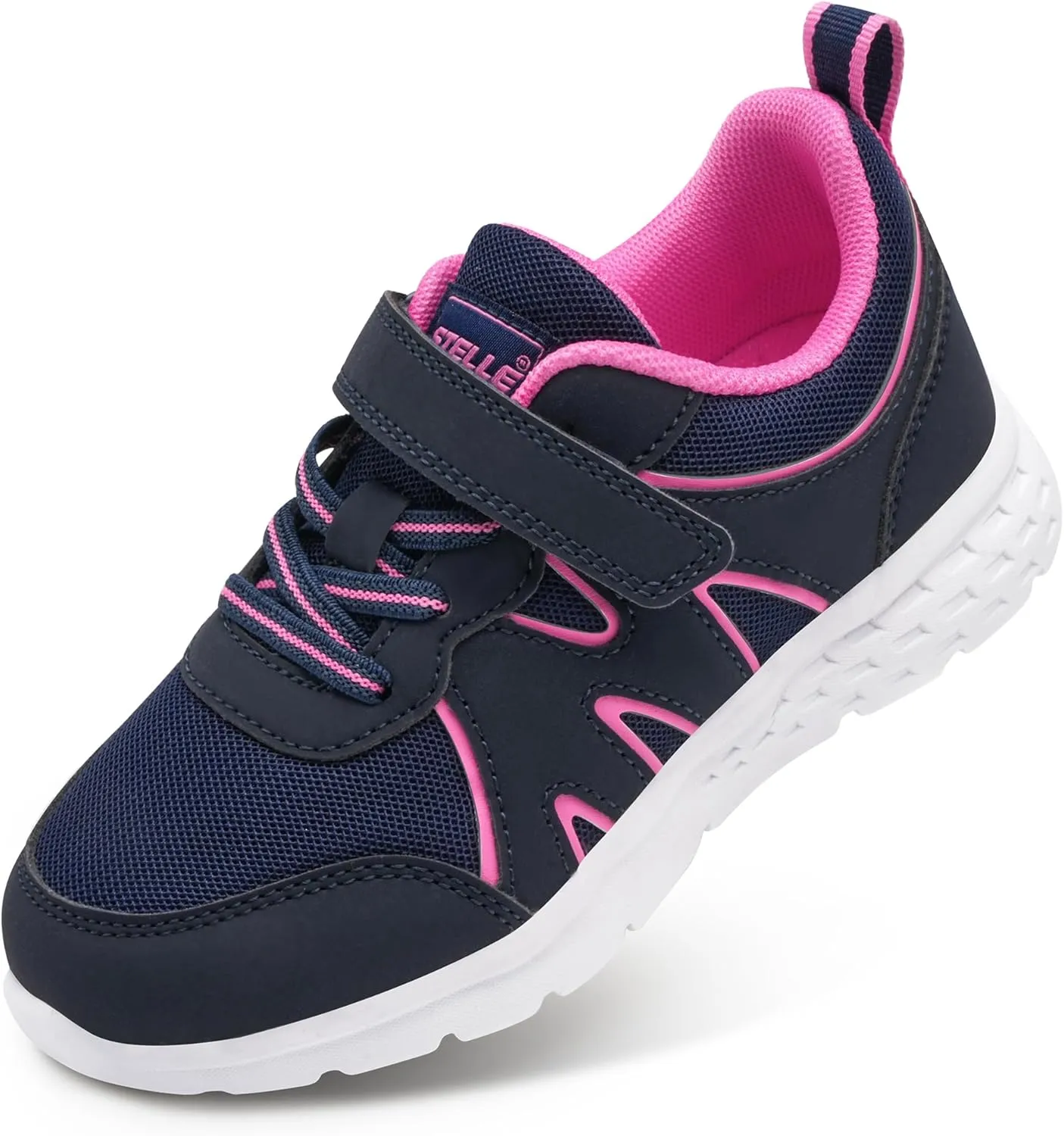 Stelle Kids Shoes Boys Girls Running Sneakers Athletic Lightweight Breathable Non Slip Walking Tennis Shoes for Toddler/Little Kid/Big Kid