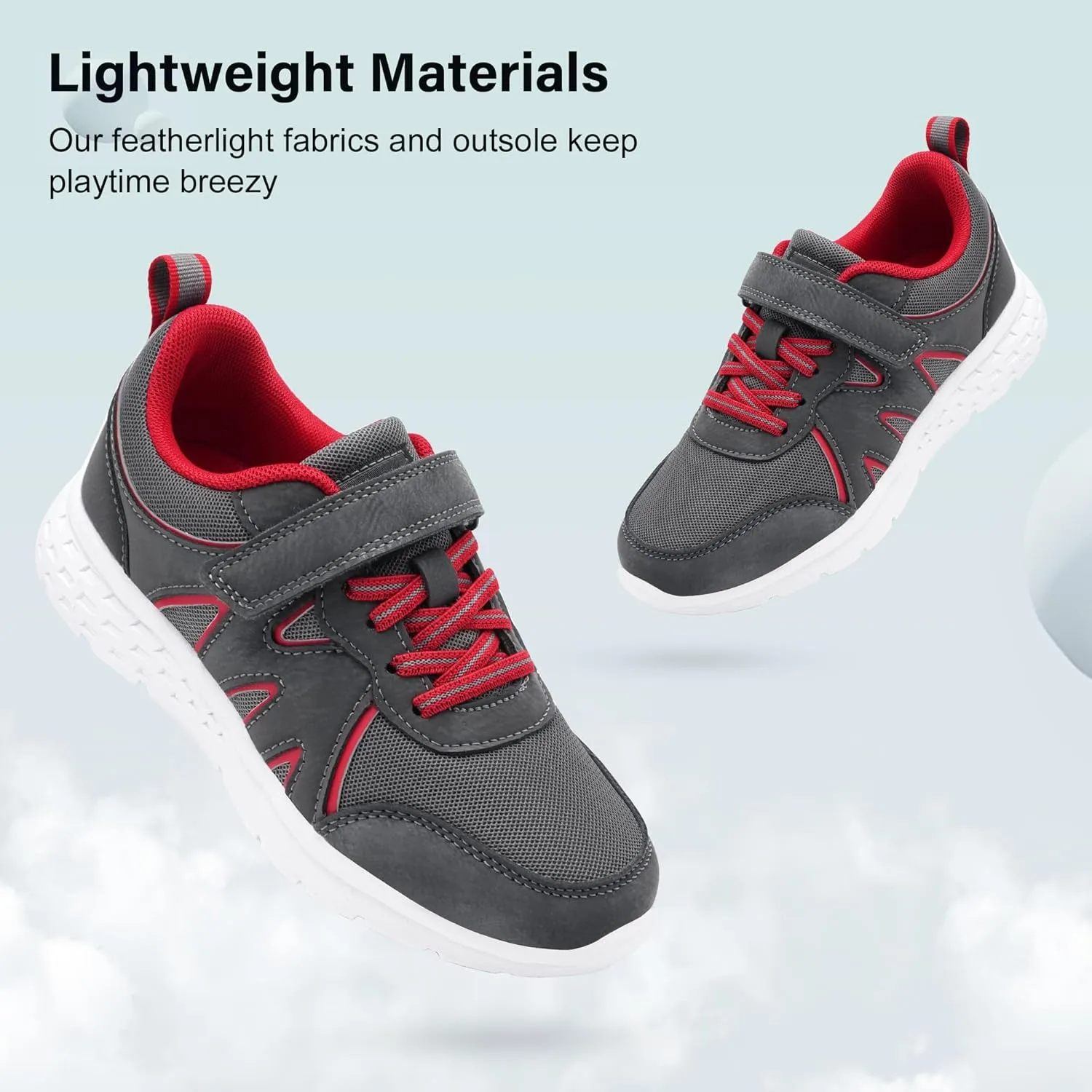 Stelle Kids Shoes Boys Girls Running Sneakers Athletic Lightweight Breathable Non Slip Walking Tennis Shoes for Toddler/Little Kid/Big Kid