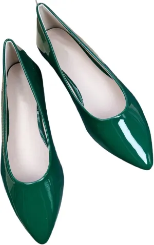 Stunner Women's Flats Fashion Pointed Toe Flats Comfortable Ballet Flats Solid Casual Slip On Flats
