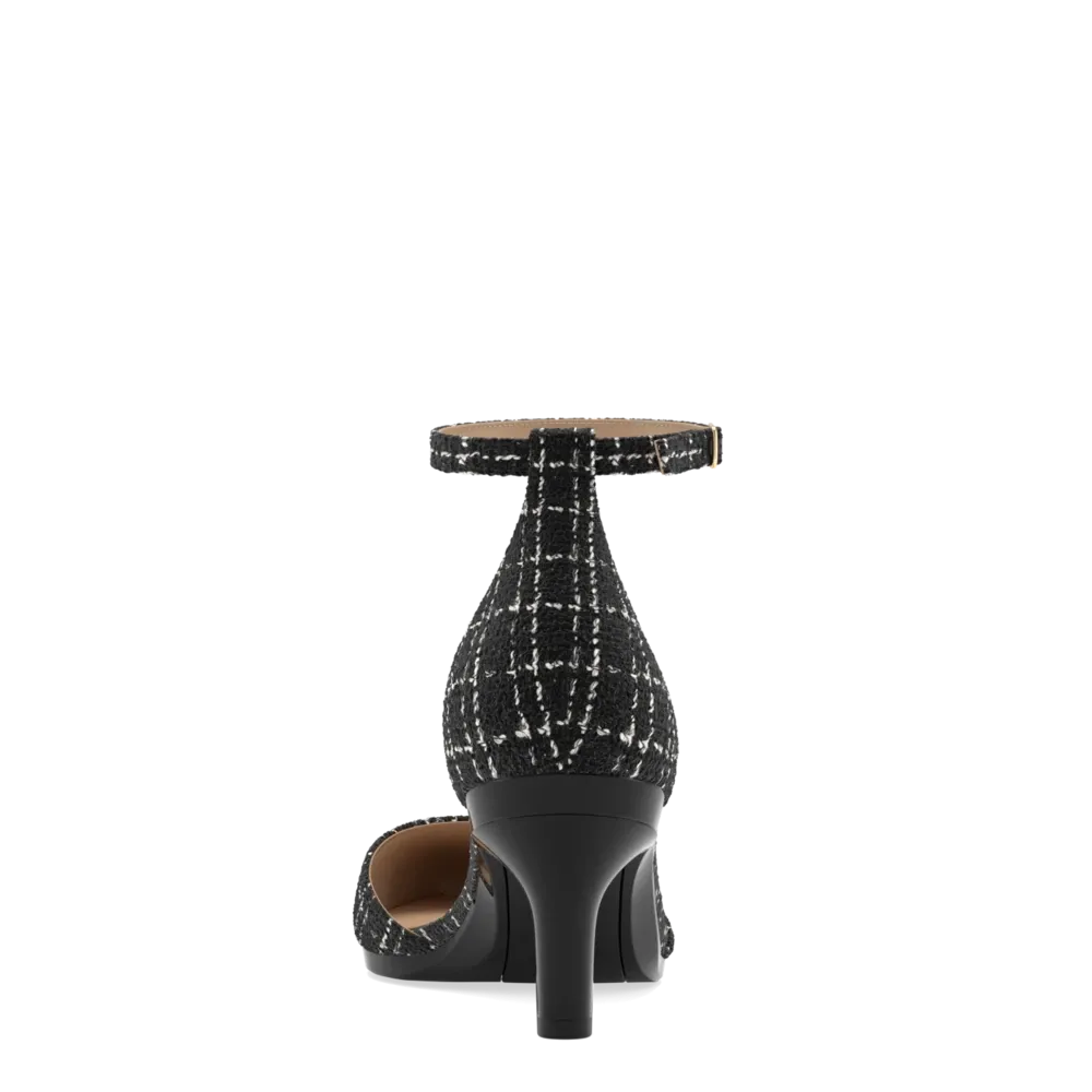 The D'Orsay - Coal Tweed 3 Stiletto - FINAL SALE