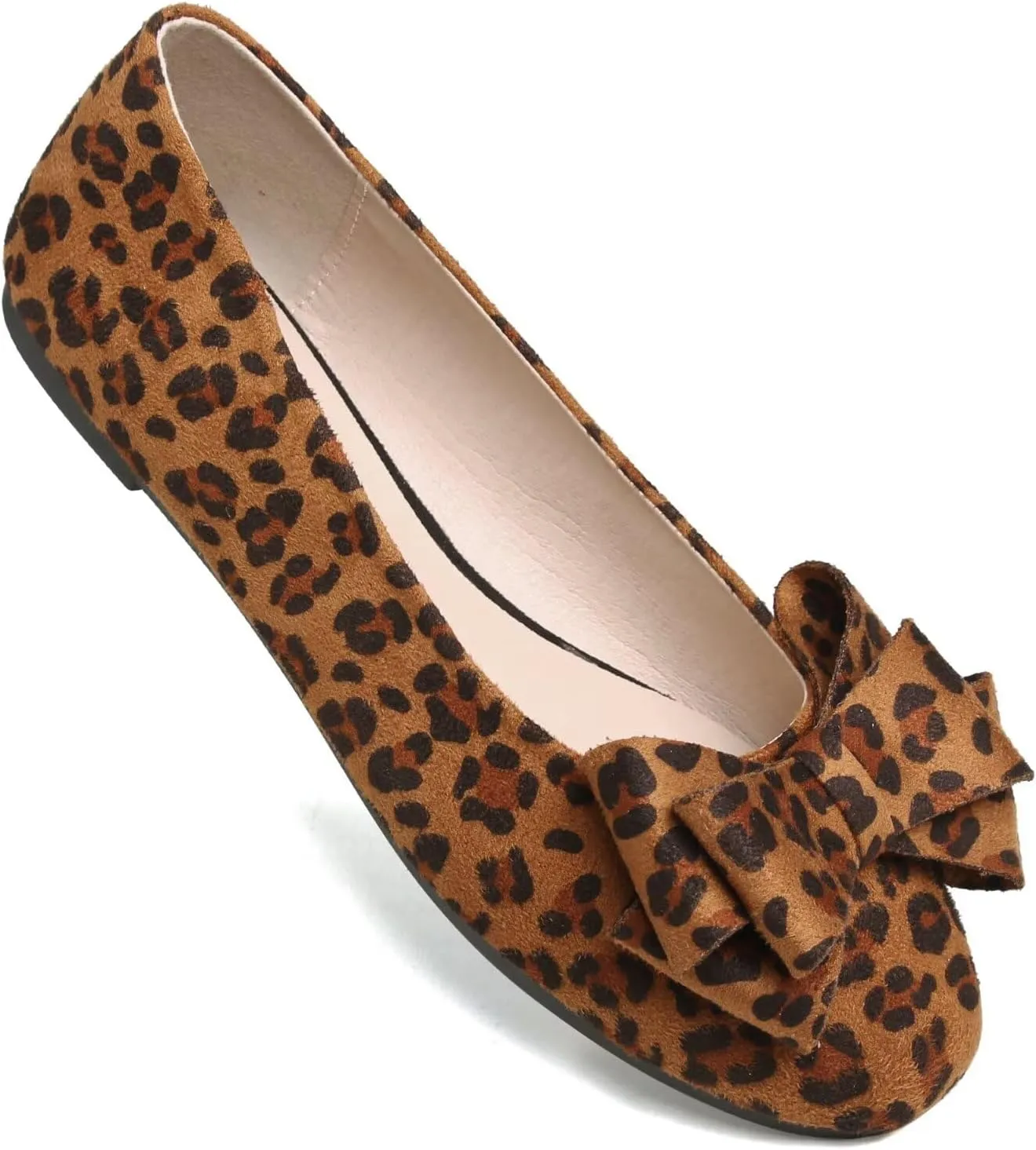 TN TANGNEST Women Fashion Bowknot Flats Comfort Pointed Toe Dress Shoes