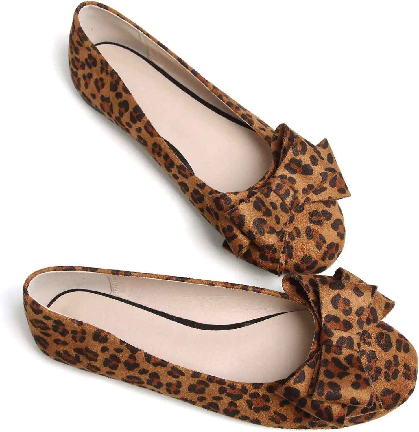TN TANGNEST Women Fashion Bowknot Flats Comfort Pointed Toe Dress Shoes