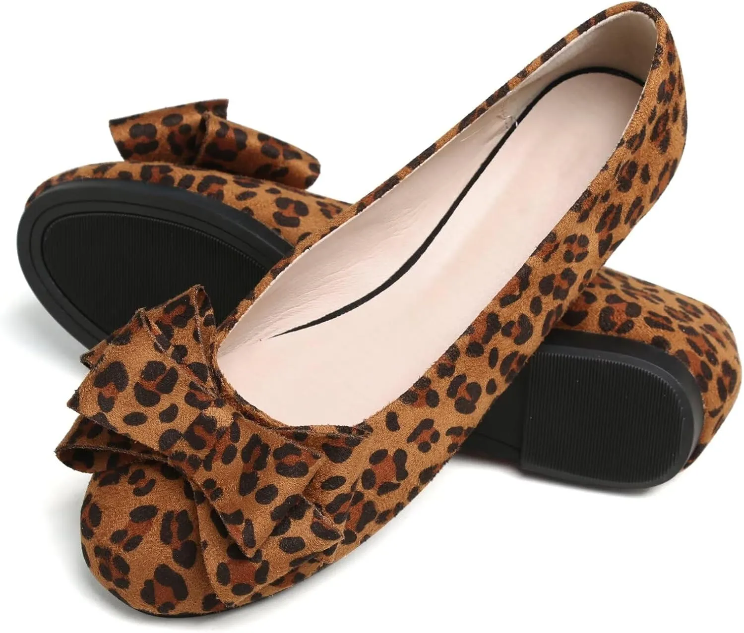TN TANGNEST Women Fashion Bowknot Flats Comfort Pointed Toe Dress Shoes