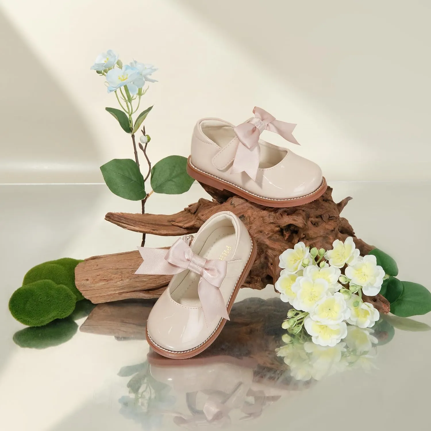 Toddler Girl Mary Jane Dress Shoes-Little Girl School Uniform Shoes for Wedding Party
