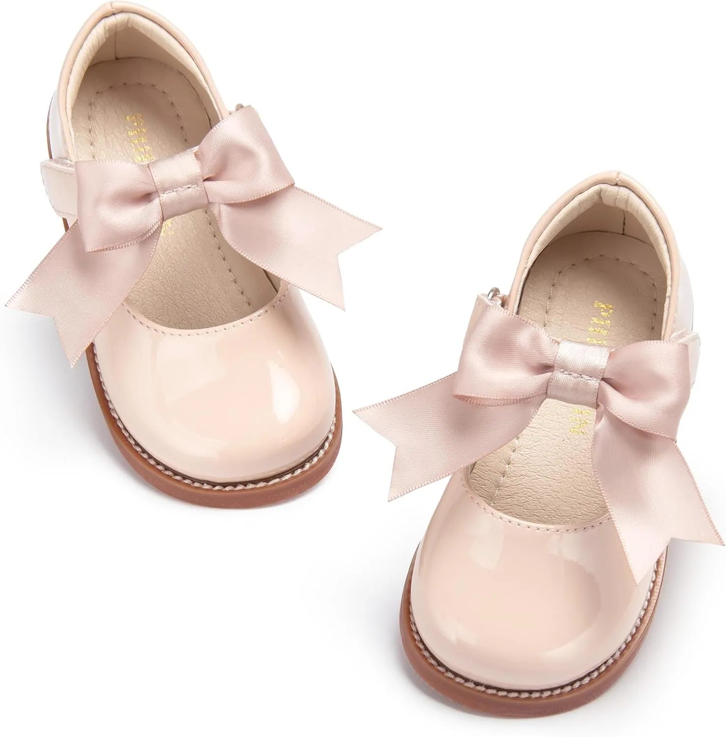 Toddler Girl Mary Jane Dress Shoes-Little Girl School Uniform Shoes for Wedding Party