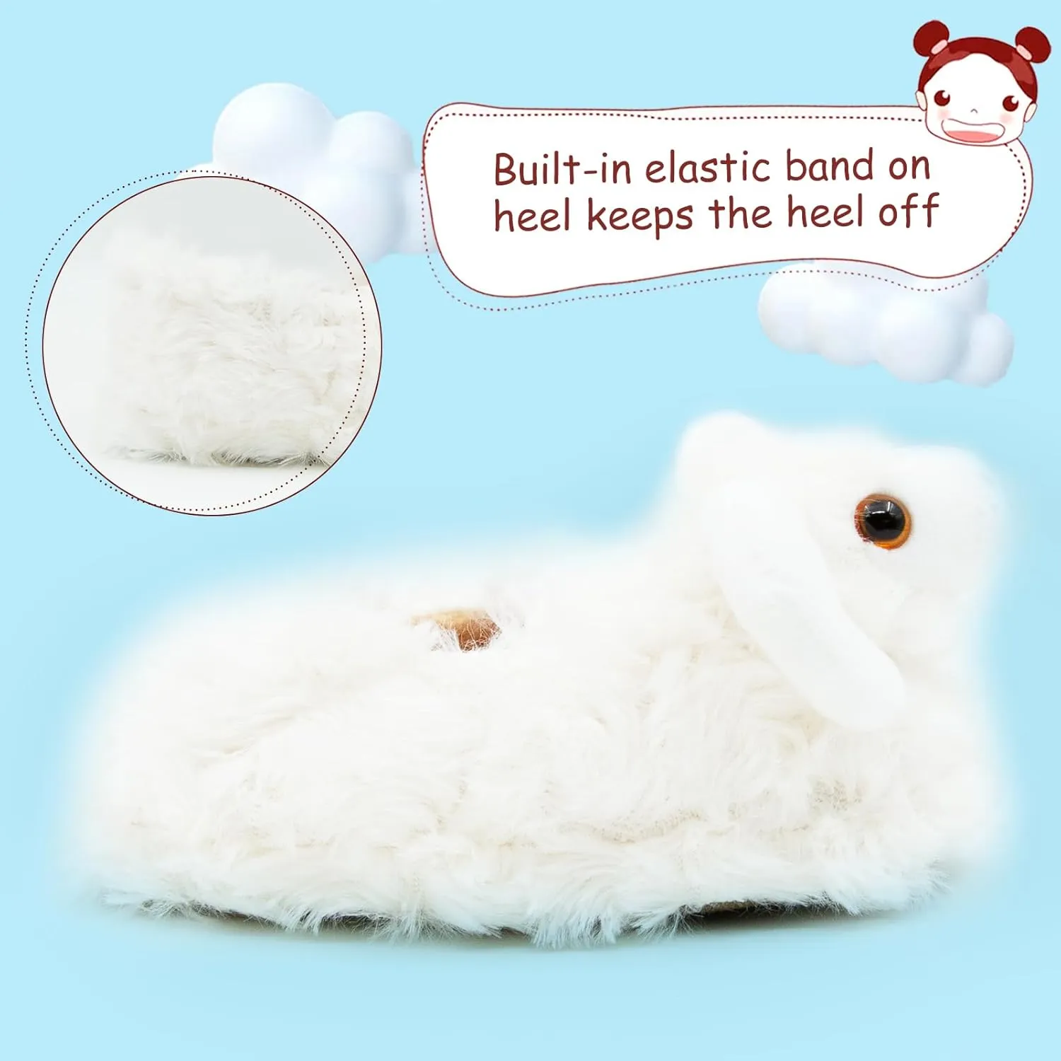 Toddler Girls Fuzzy Slippers Unicorn Tie Dye Fluffy Sandals Cartoon Cute Warm Cozy Plush Slip on Kids House Slippers