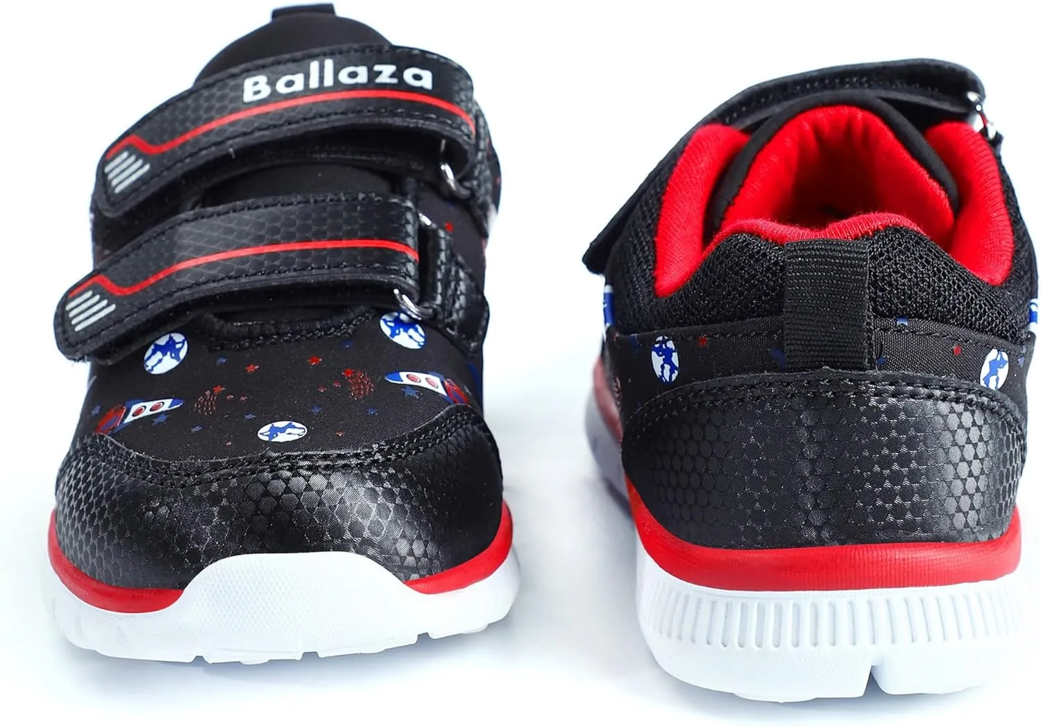 Toddler Kid Spider Design Sneakers with Non-Slip Sole, Breathable Mesh, and Hook-and-Loop Closure