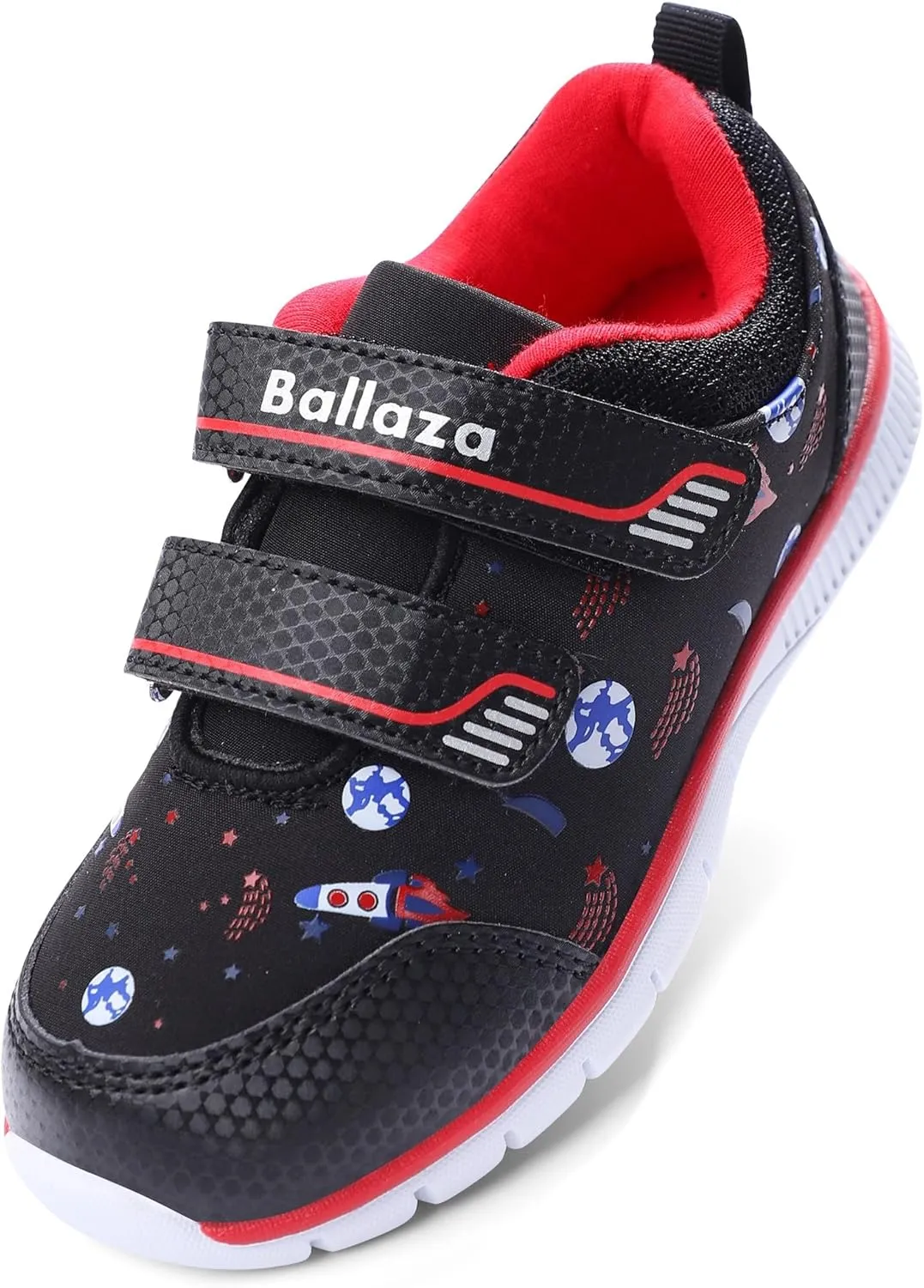 Toddler Kid Spider Design Sneakers with Non-Slip Sole, Breathable Mesh, and Hook-and-Loop Closure