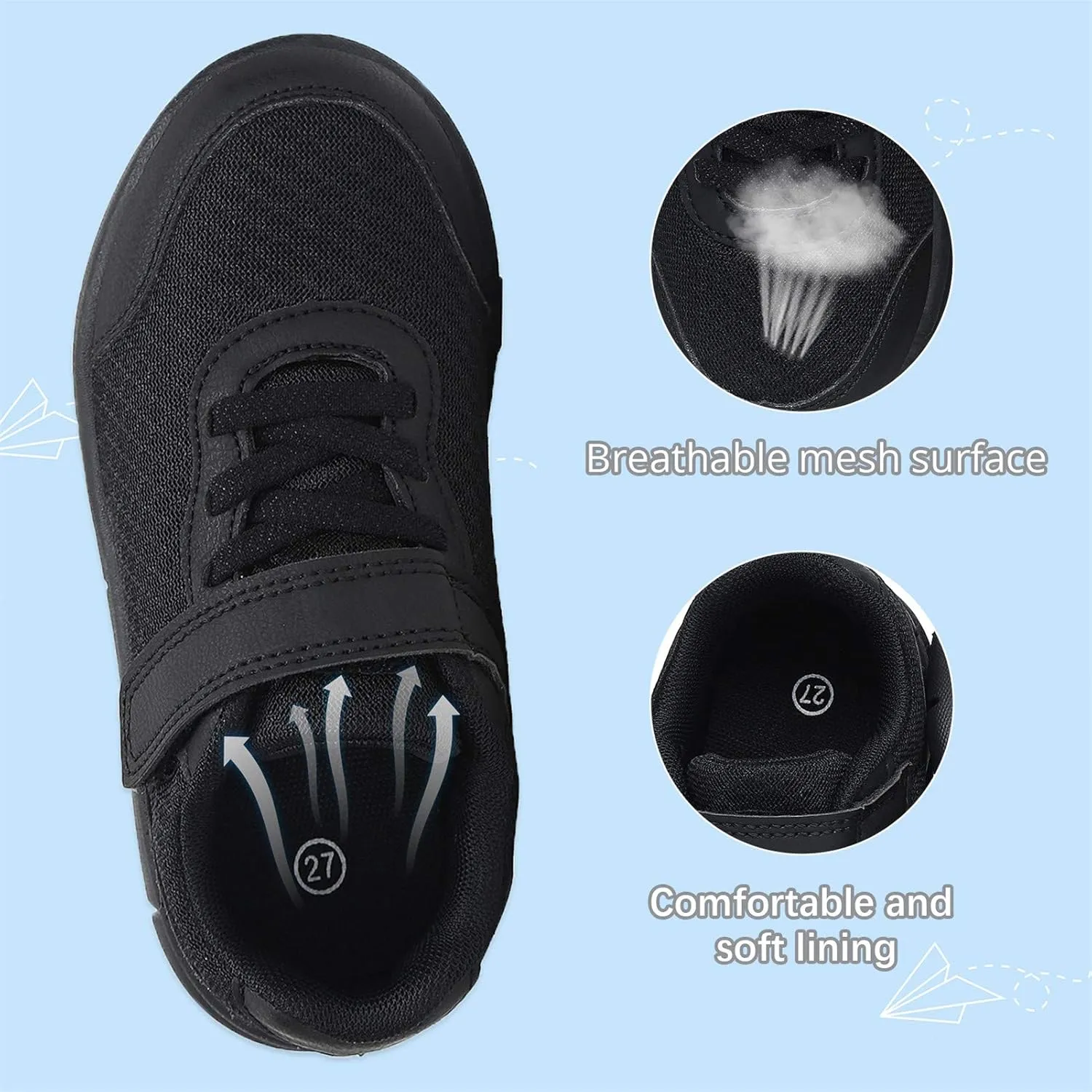 Toddler Shoes Boys Girls Sneakers Little Kids Tennis Shoes for Running Walking