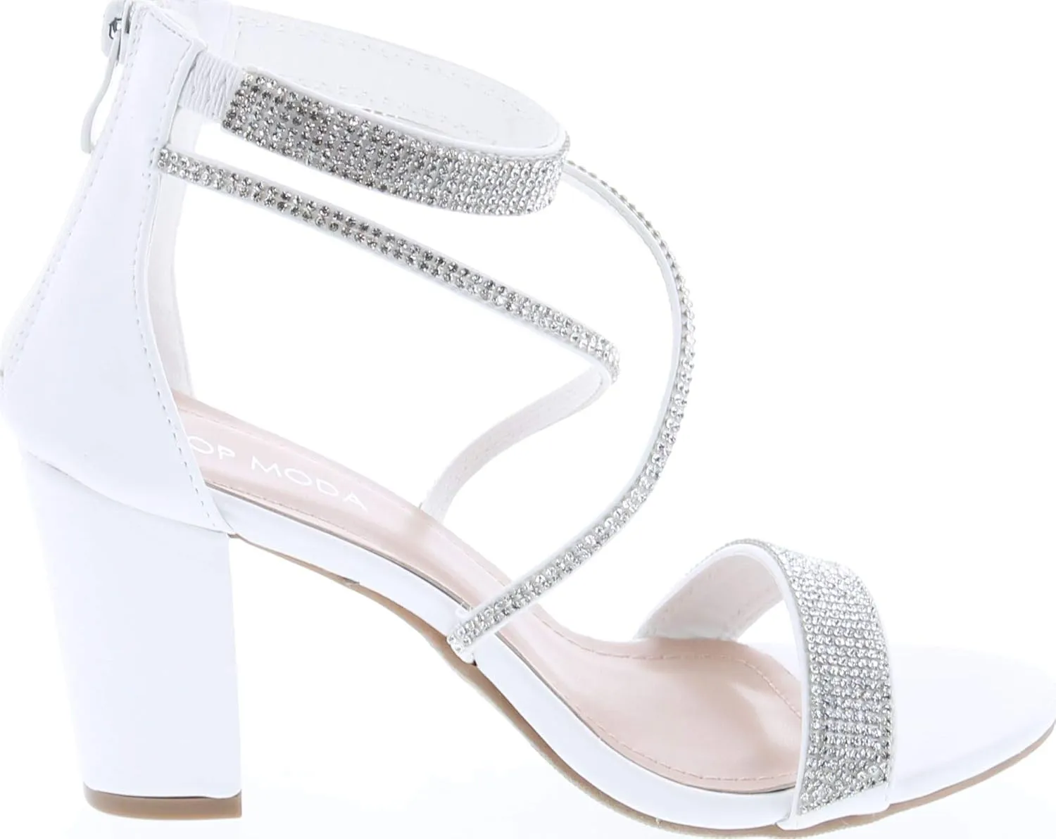 TOP Moda Dressy/Formal Sandals High Heel Ankle Strap Open Toe Sandals
