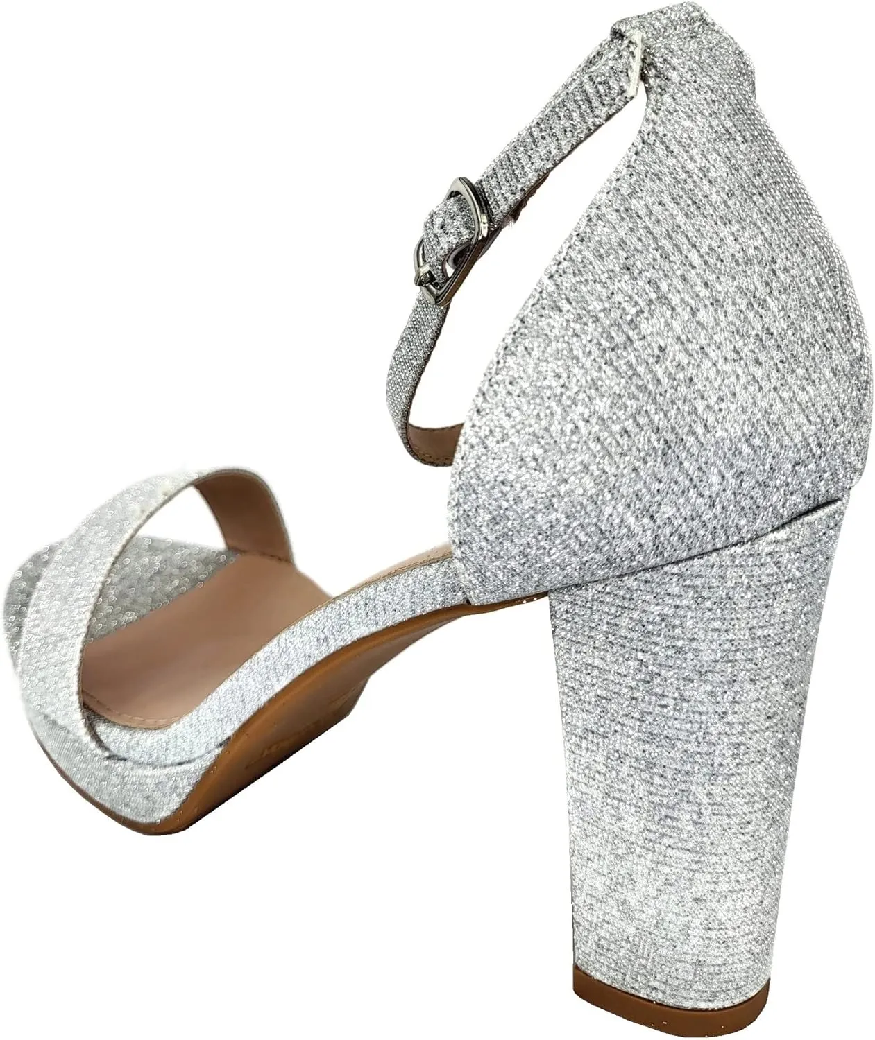 TOP Moda Platform High Heel Open Toe Dress Sandal Over The Toe Strap