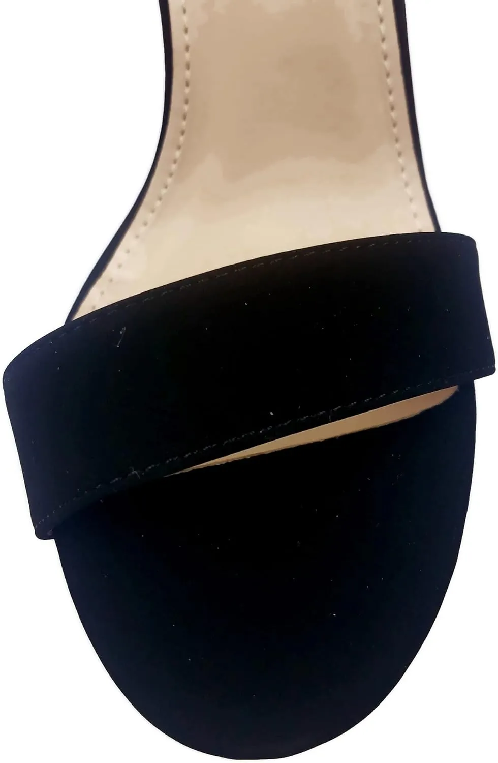 TOP Moda Platform High Heel Open Toe Dress Sandal Over The Toe Strap