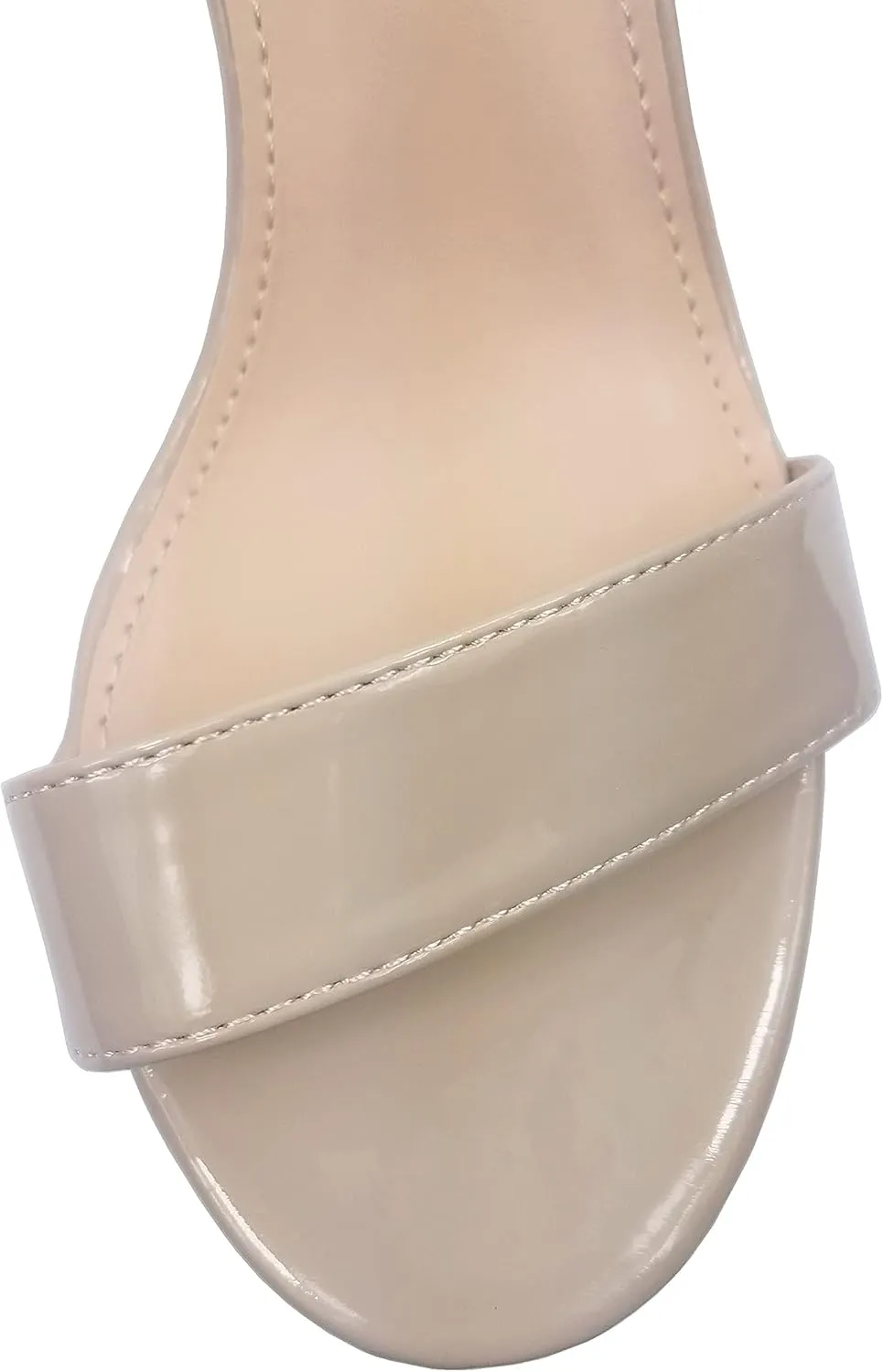 TOP Moda Platform High Heel Open Toe Dress Sandal Over The Toe Strap