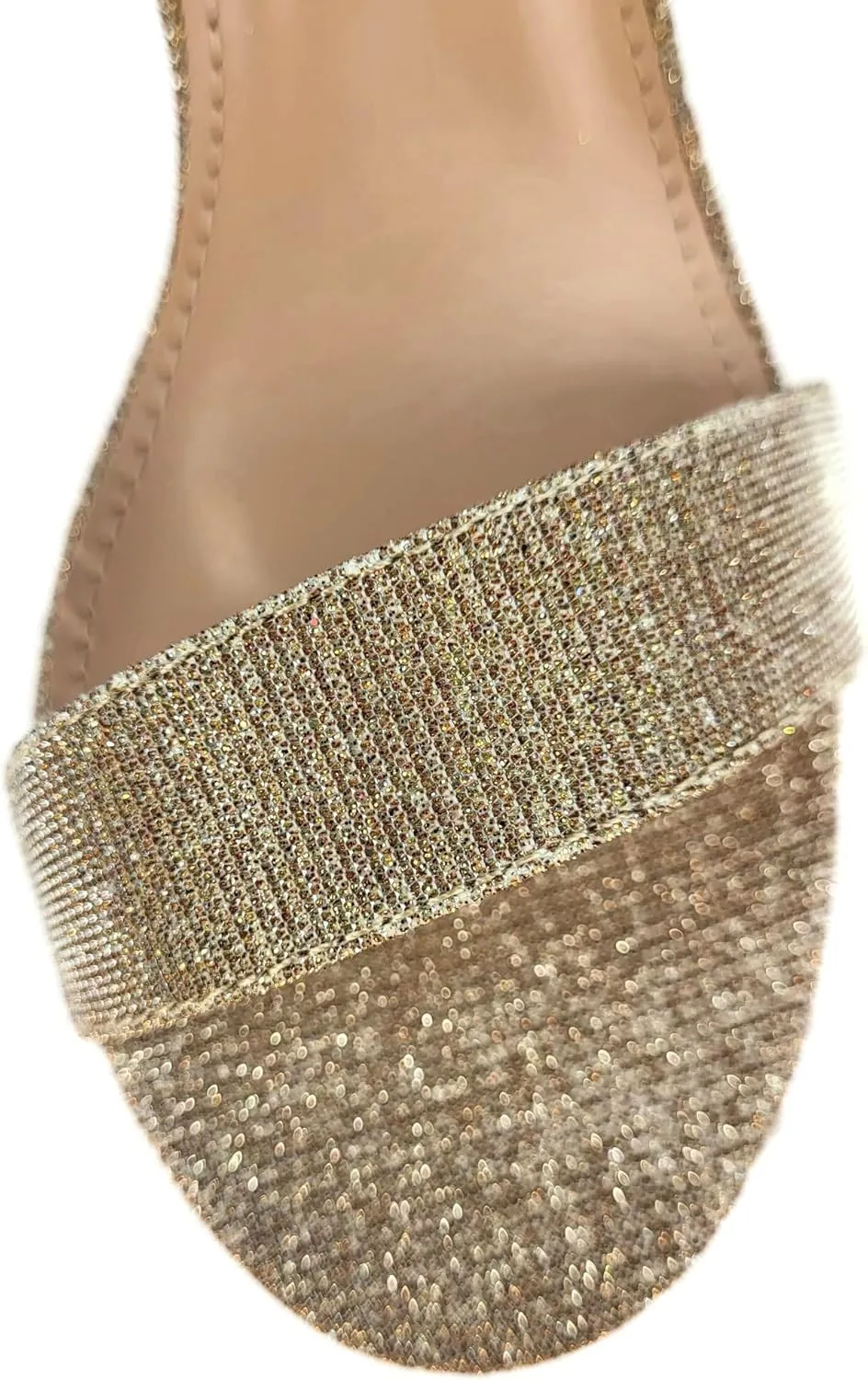 TOP Moda Platform High Heel Open Toe Dress Sandal Over The Toe Strap
