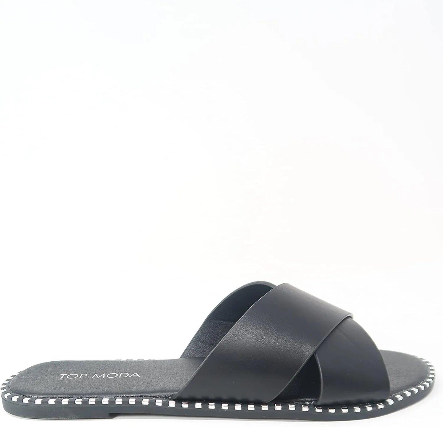 TOP Moda Women Open Toe Flat Fashion Sandals