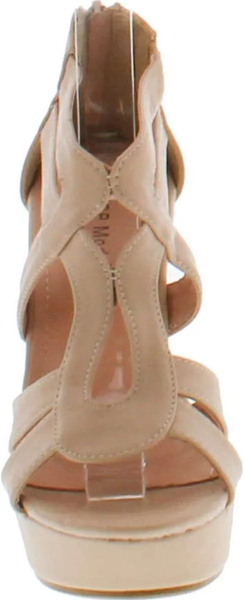 TOP Moda Womens Lindy-88 Platform Sandals