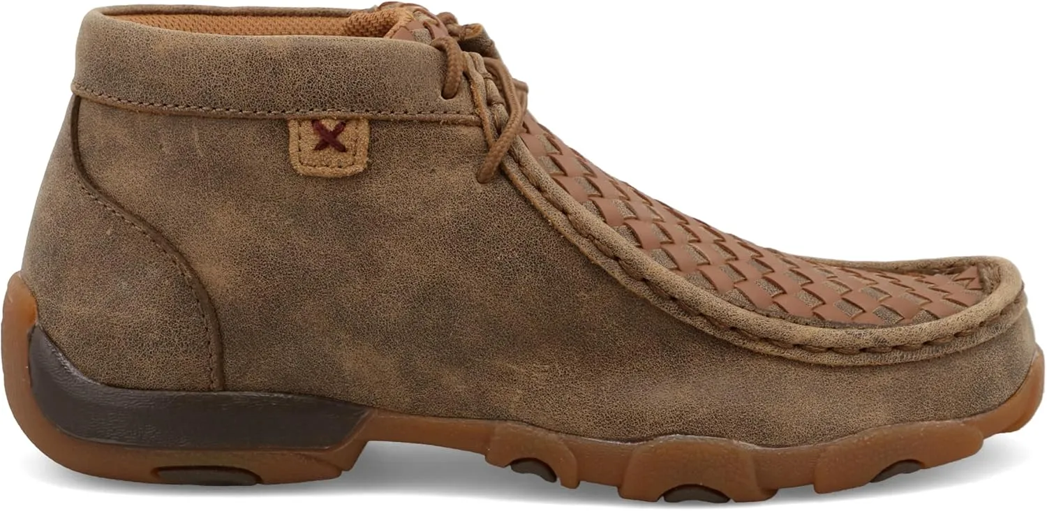 Twisted X Unisex-Child Chukka Driving Moc Boots