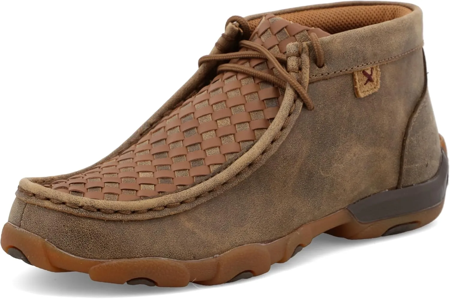 Twisted X Unisex-Child Chukka Driving Moc Boots