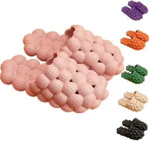Unisex Lychee Sandals Lychee Slippers Home Shower Beach Slides Stress Relief Massage Slippers for Indoor & Outdoor