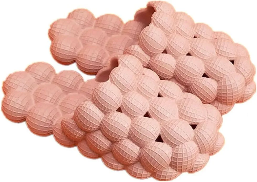 Unisex Lychee Sandals Lychee Slippers Home Shower Beach Slides Stress Relief Massage Slippers for Indoor & Outdoor