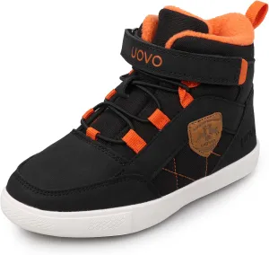 UOVO Kids Boys Shoes Water Resistant Boots Non-Slip Mid-Top Skateboarding Childern Athletic (Little/Big Kids)