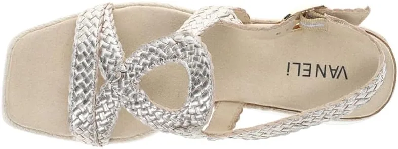 VANELi Womens Emalia Metallic Platform Casual Sandals Casual Low Heel 1-2" - Gold