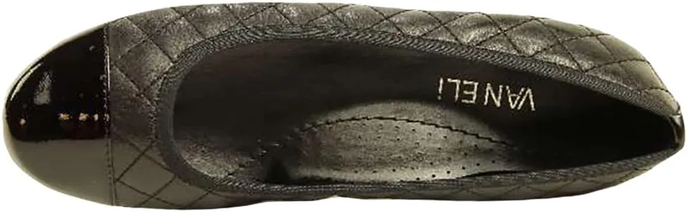 VANELi Womens Serene Quilted Slip On Ballet Flats Casual - Yellow
