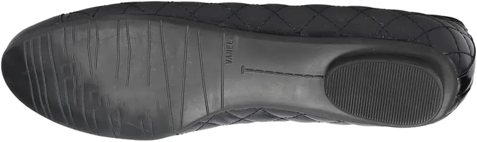 VANELi Womens Serene Quilted Slip On Ballet Flats Casual - Yellow