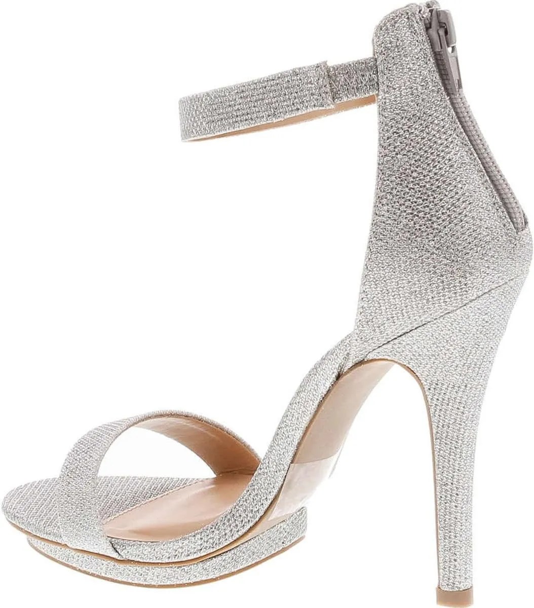 Wild Diva Womens Open Toe Ankle Strap High Stiletto Heel Platform Pump Sandal
