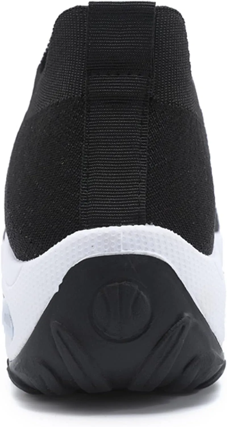 Women Sneaker 5.5 Leisure Women's Slip On Travel Soft Sole Comfortable Shoes Women Sneakers Size 11 Under 30 (Black, 7.5)