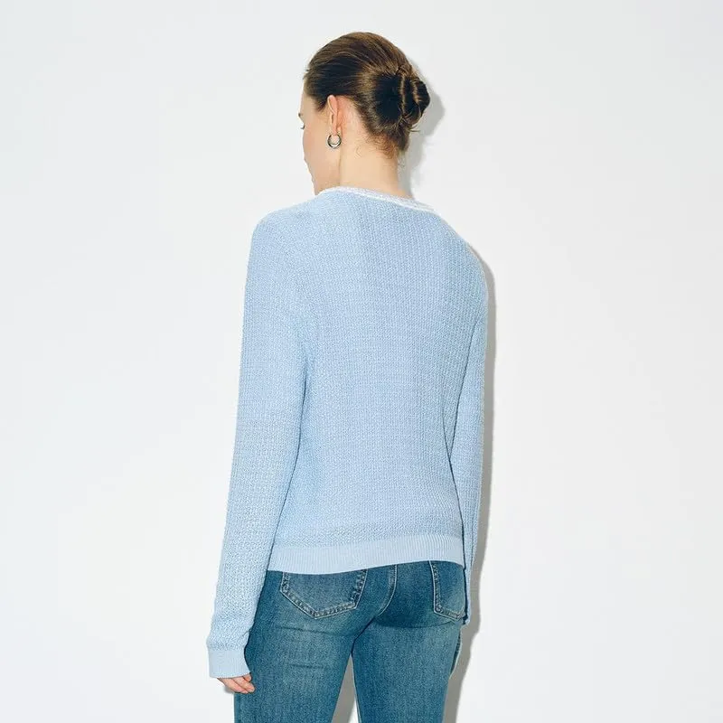 Womens Cardigan Sweaters 2025 Spring Long Sleeve Button Down Open Front Knitted Jackets