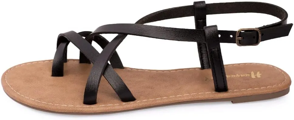 Women's Gladiator Flat Sandals Fisherman Strappy Sandals Ankle Strap Sandals