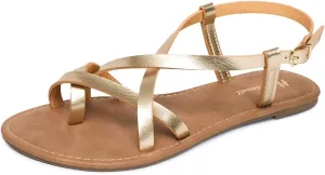 Women's Gladiator Flat Sandals Fisherman Strappy Sandals Ankle Strap Sandals