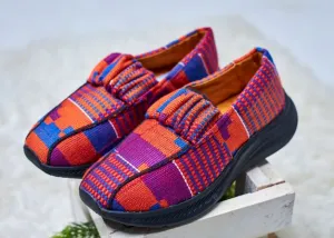 Women’s | Handwoven Esi Kente Shoe with Arch Support-Step Into Style
