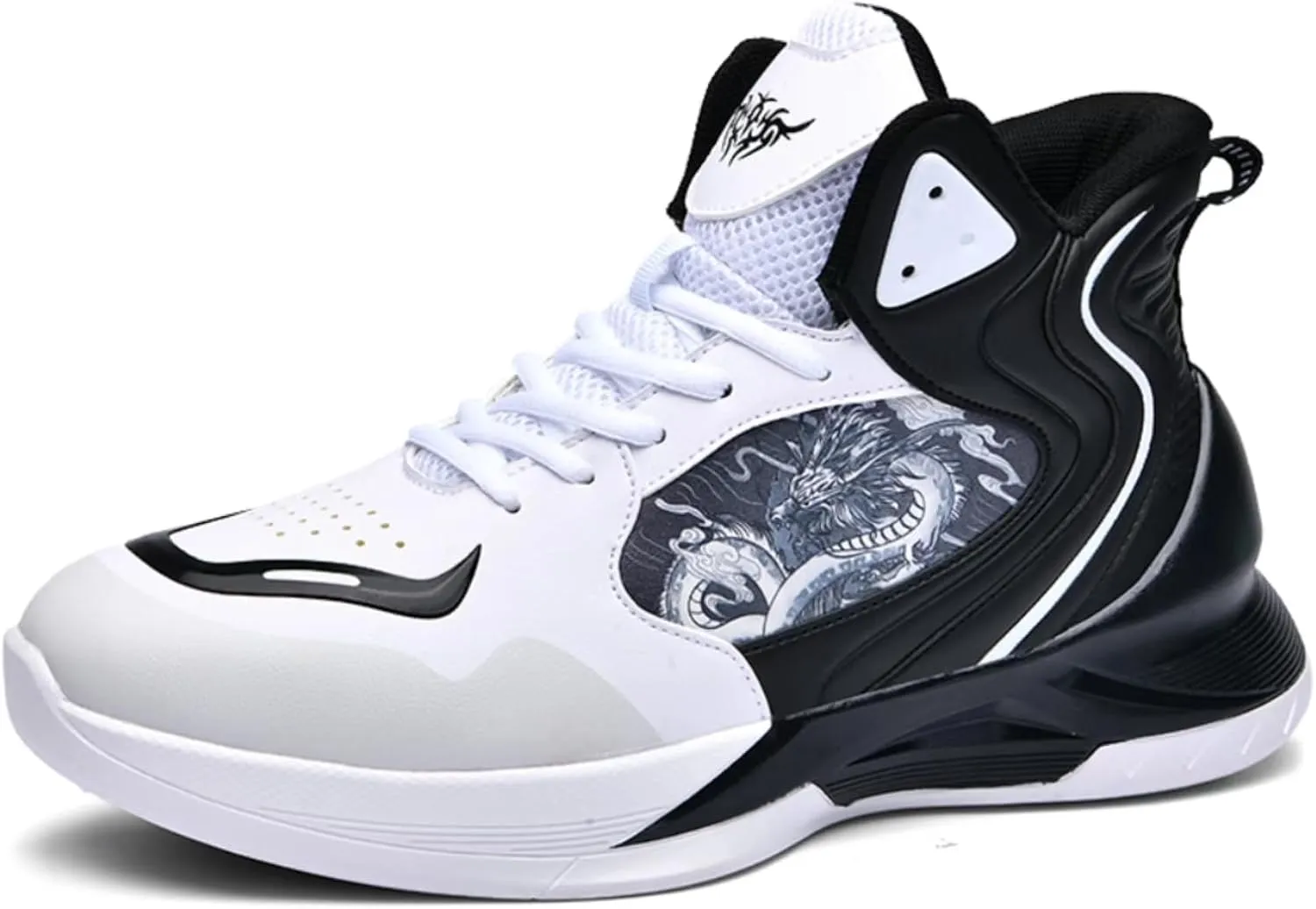 Womens High Top Chinese Stylish Basketball Shoes Comfortable Lace Up Athletic Sports Running Sneakers Non-Slip Soft Tennis Walking Shoes