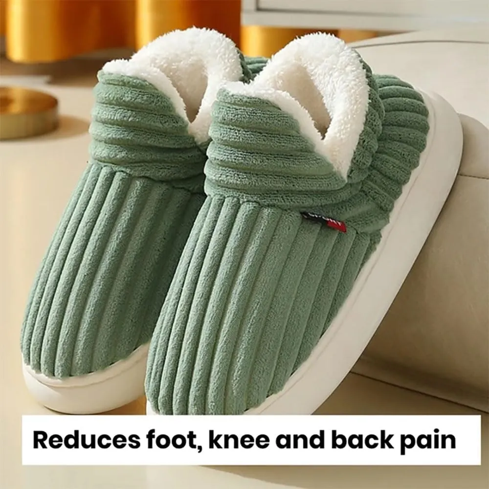 Zureto Pluffl Cloud Slipper Booties, Pluffl Cozy Stylish Slipper, Unisex Winter Cozy Fashion Slippers Casual Home Shoes