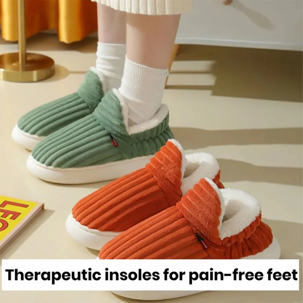 Zureto Pluffl Cloud Slipper Booties, Pluffl Cozy Stylish Slipper, Unisex Winter Cozy Fashion Slippers Casual Home Shoes