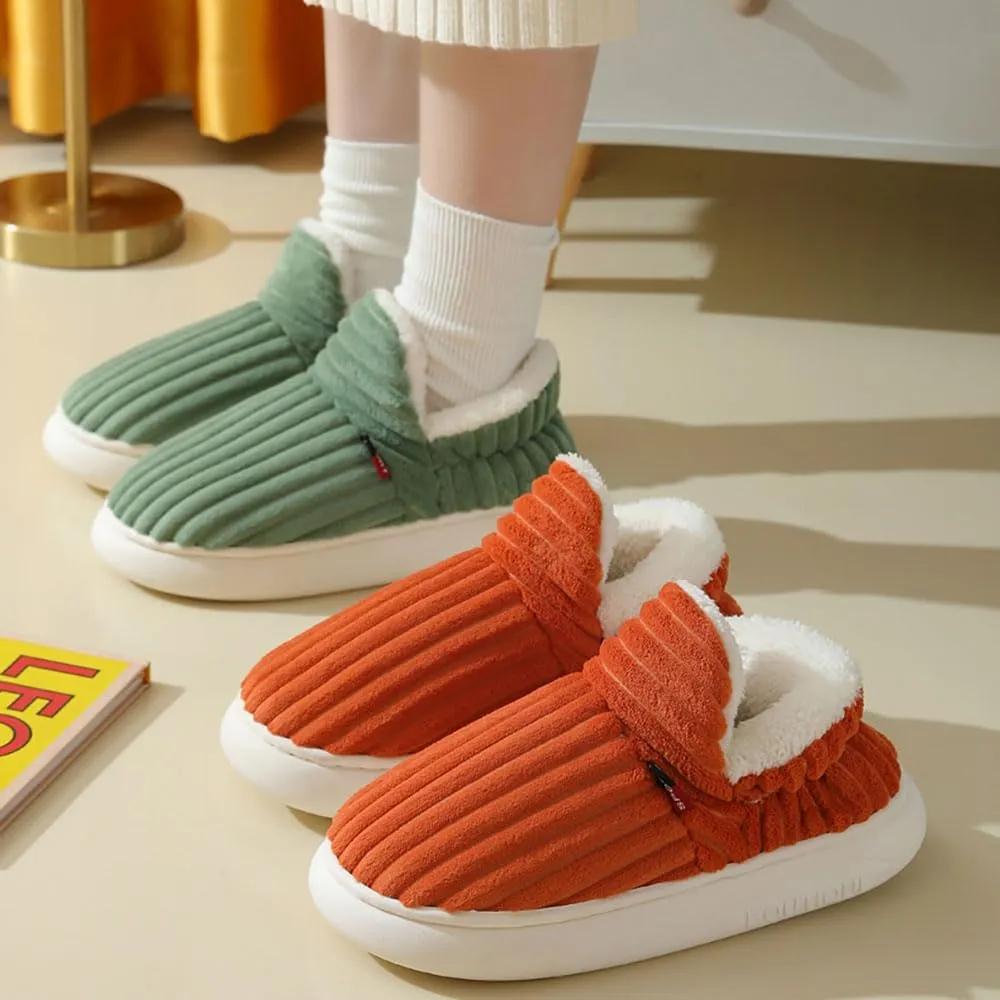 Zureto Pluffl Cloud Slipper Booties, Pluffl Cozy Stylish Slipper, Unisex Winter Cozy Fashion Slippers Casual Home Shoes